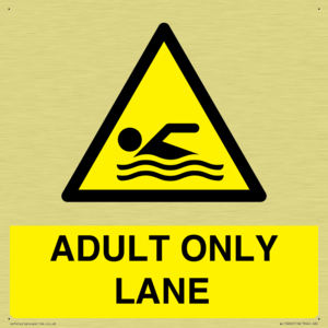 ADULT ONLY LANE